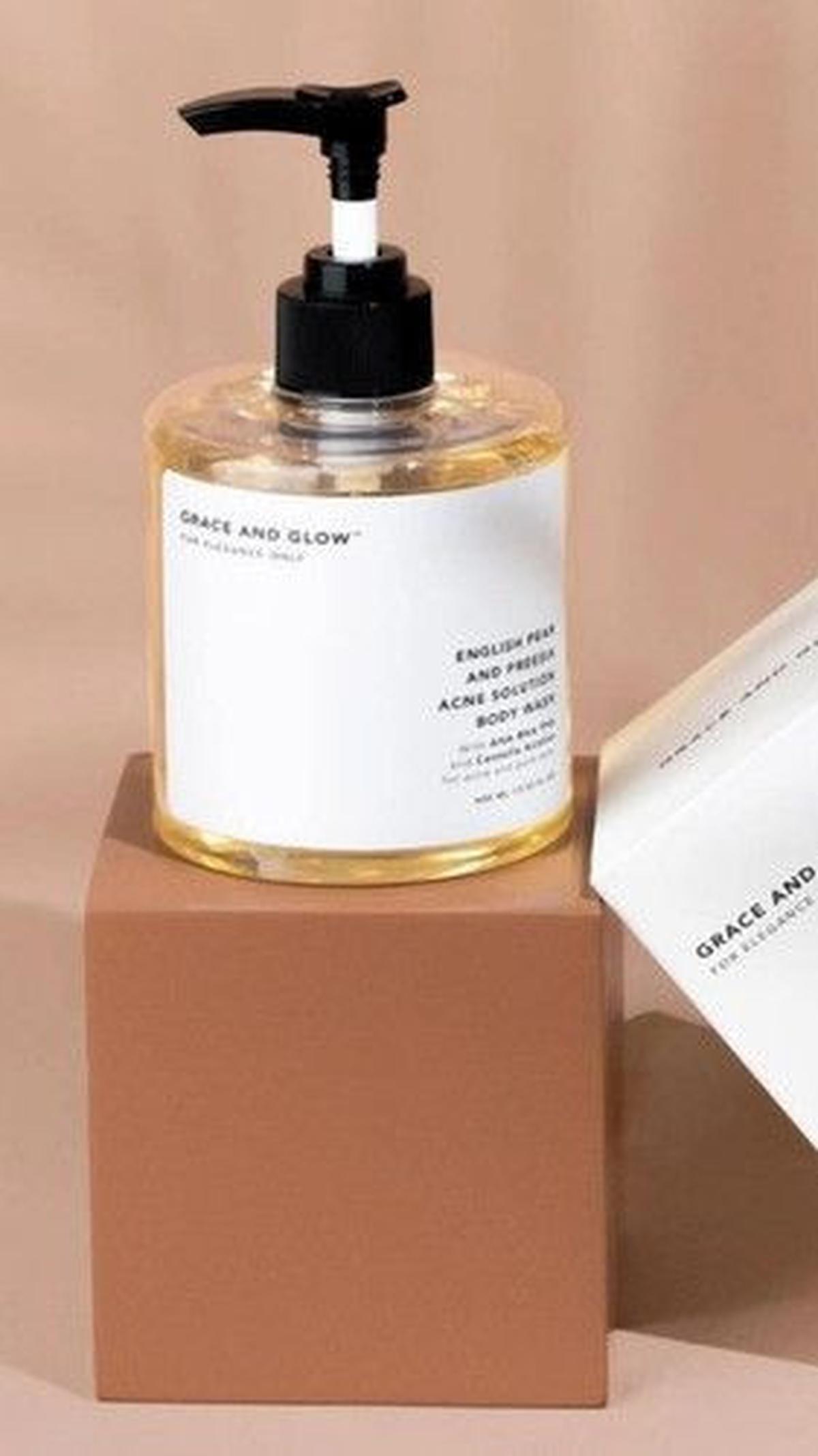 6. English Pear and Freesia Anti Acne Body Wash<br>