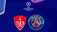 Liga Champions - Brest Vs PSG (Bola.com/Adreanus Titus)