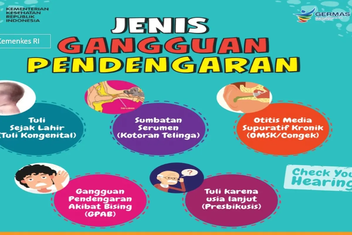 Kemenkes - Jenis Gangguan Pendengaran