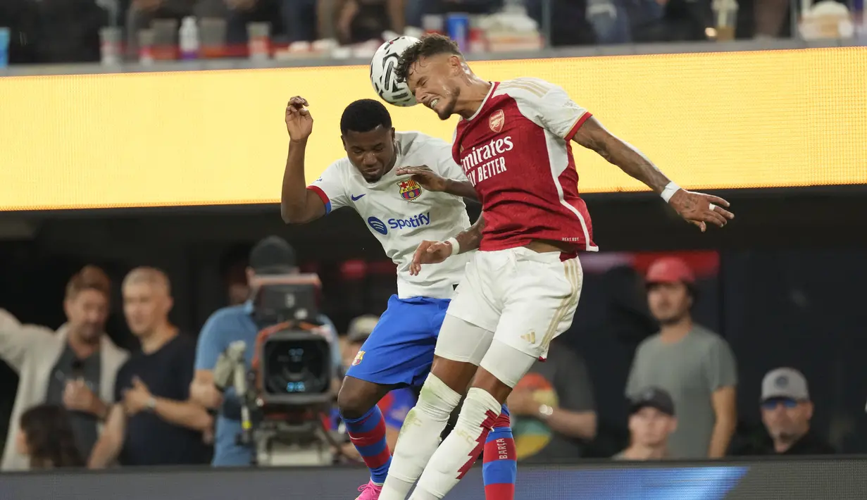 <p>Ini menjadi laga uji coba terakhir Arsenal dalam tur Amerika Serikat. (AP Photo/Ashley Landis)</p>