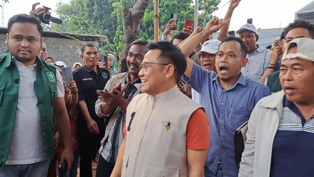 Calon Wakil Presiden (Cawapres) nomor urut 1 Muhaimin Iskandar (Cak Imin).