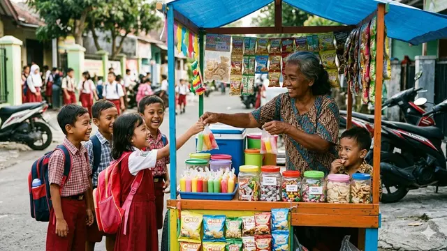 Ide Bisnis Pensiunan di Depan Rumah (Foto: Gemini AI)