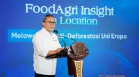 Menteri Perdagangan, Zulkifli Hasan dalam acara Indonesia Food Agri Insight On Location di Jakarta, Selasa (1/8/2023). (Foto: Biro Humas Kemendag)