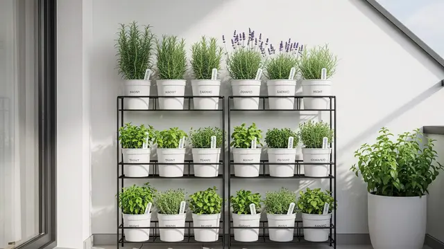 cara membuat kebun aromatik minimalis di teras