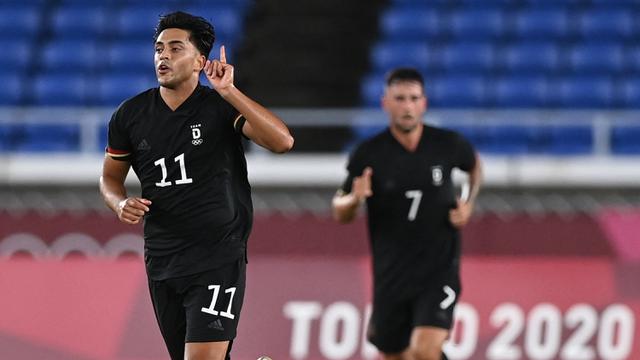 Foto: Richarlison Hattrick, Brasil Bungkam Jerman 4-2 di Laga Pembuka Penyisihan Grup D Cabang Sepak Bola Olimpiade Tokyo 2020