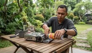 Cara Pasang Kompor Portable yang Benar dan Aman agar Tidak Bocor