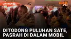 Momen kocak dialami oleh beberapa pria ketika sedang berada di dalam mobil