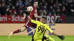 Bayern Munchen sukses menundukkan wakil Portugal, Benfica dengan skor 5-2 dalam partai matchday 4 fase grup Liga Champions 2021/22 yang digelar di Allianz Arena, Rabu (3/11/2021). (AP/Matthias Schrader)
