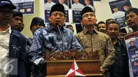 Partai Demokrat resmi mengusung Wahidin Halim-Andika Hazrumi sebagai pasangan calon gubernur dan wakil gubernur Provinsi Banten pada pilkada serentak 2017, Jakarta, Senin (8/8). (Liputan6.com/Johan Tallo)