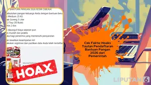 Cek Fakta: Hoaks Tautan Pendaftaran Bantuan Pangan 2026 dari Pemerintah