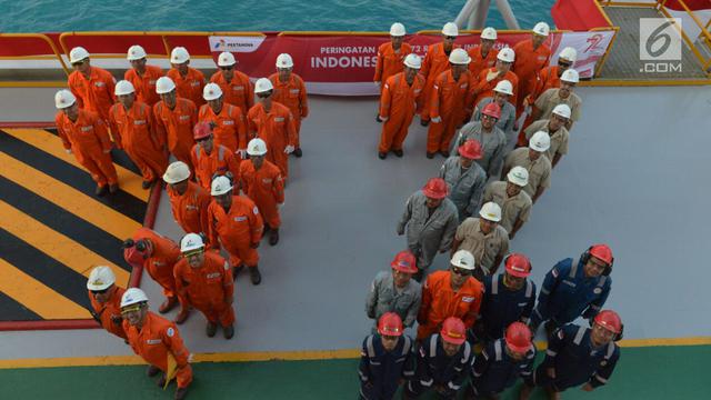 PHOTO: Melihat Upacara 17 Agustus di Anjungan Lepas Pantai