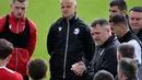 Pelatih Willy Sagnol mengatakan Georgia siap membuktikan kemampuan mereka saat melawan Turki. (INA FASSBENDER/AFP)