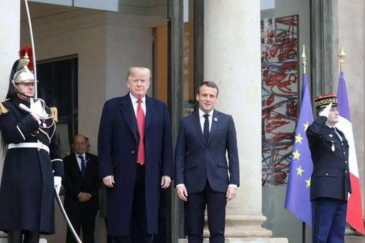 Donald Trump dan Emmanuel Macron