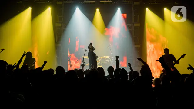 FOTO: Konser Musik Secara Offline Kembali Digelar