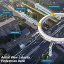 Pedestrian Deck Dukuh Atas, Upaya MRT Jakarta Satukan Enam Transportasi