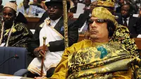 Muamar Khadafi, sosok yang pernah menjabat sebagai Presiden Libya selama 41 tahun dan disinyalir memberikan fasilitas serba gratis kepada rakyat (AFP Photo)