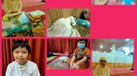 Sebelum Lebaran, Anak Penyandang Down Syndrome Ini Giat Lakukan Itikaf di Masjid