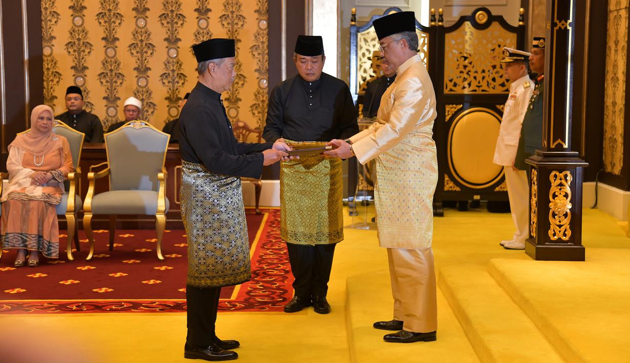 Foto Muhyiddin Yassin Resmi Dilantik Menjadi Pm Malaysia Global Liputan6 Com