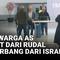 Sejumlah warga Amerika Serikat tiba di Bandara Newark setelah dievakuasi dari Tel Aviv di tengah konflik yang memanas di Timur Tengah. Para penumpang menceritakan pengalaman menegangkan, termasuk harus turun dari pesawat akibat ancaman rudal.