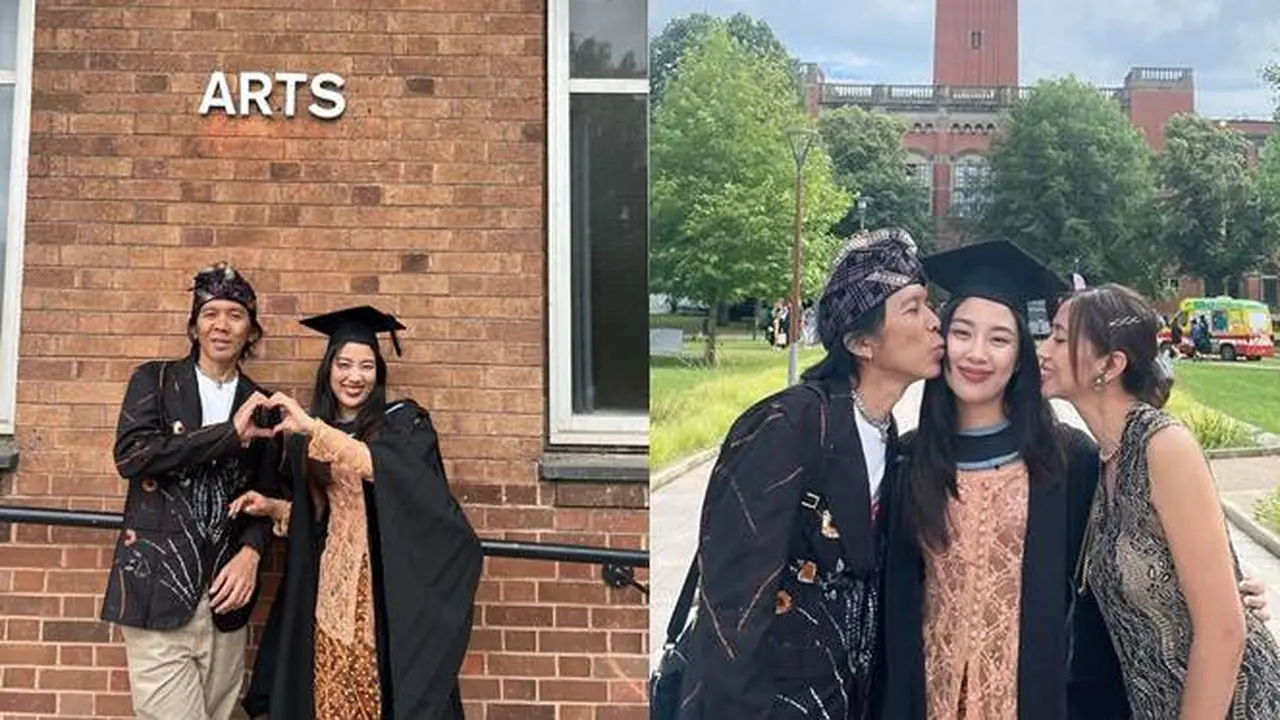 7 Momen Wisuda Mezzaluna Putri Bimbim Slank di University of Birmingham