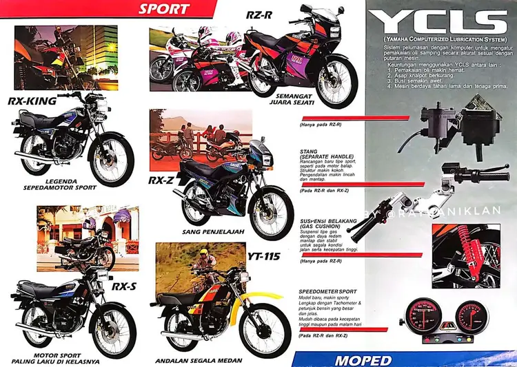 11 Potret Iklan Brosur Motor Zaman Dulu yang Bikin Nostalgia, Ada yang