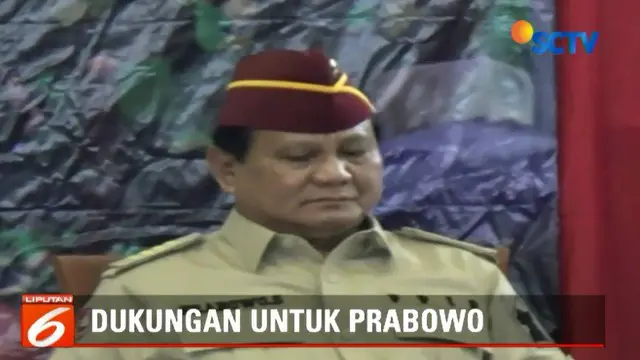 Prabowo menyatakan hal tersebut merupakan suatu kehormatan dan amanah untuk perubahan Indonesia di 2019.