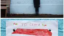 Jasmine Maria (6 Th), berpose usai menggambar tentang hadiah apa yang dia ingin saat Natal dari Santa di Balham, London, Inggris, 24 November 2016. Jasmine ingin sebuah rumah sakit.( REUTERS / Stefan Wermuth)