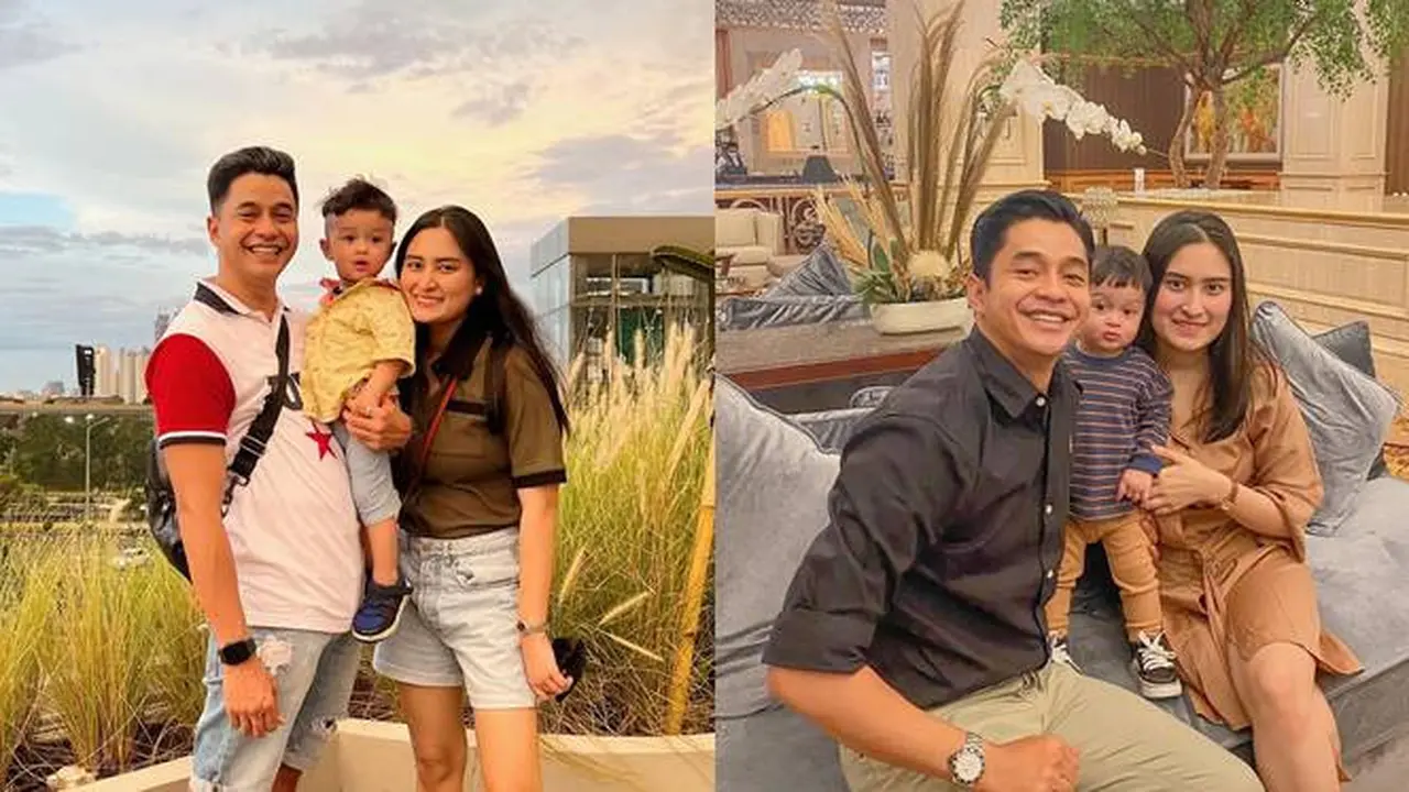 7 Potret Adly Fairuz dan Angbeen Rishi dengan Buah Hati, Seru Liburan Bareng