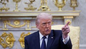 Presiden Amerika Serikat, Donald Trump, pada 3 Maret 2026.(Dok. AP/Mark Schiefelbein)