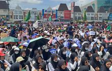 Polda DIY Digeruduk Massa, Desak Usut Kasus Penusukan dan Penganiayaan Santri