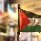Ilustrasi bendera Palestina. (iStockphoto)
