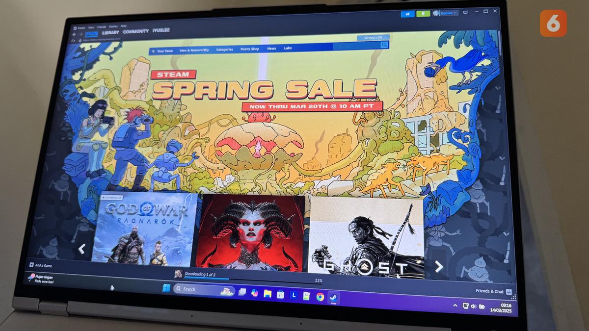 Ahead of the liquid THR, Steam Spring Sale 2025 Flood Discount Game