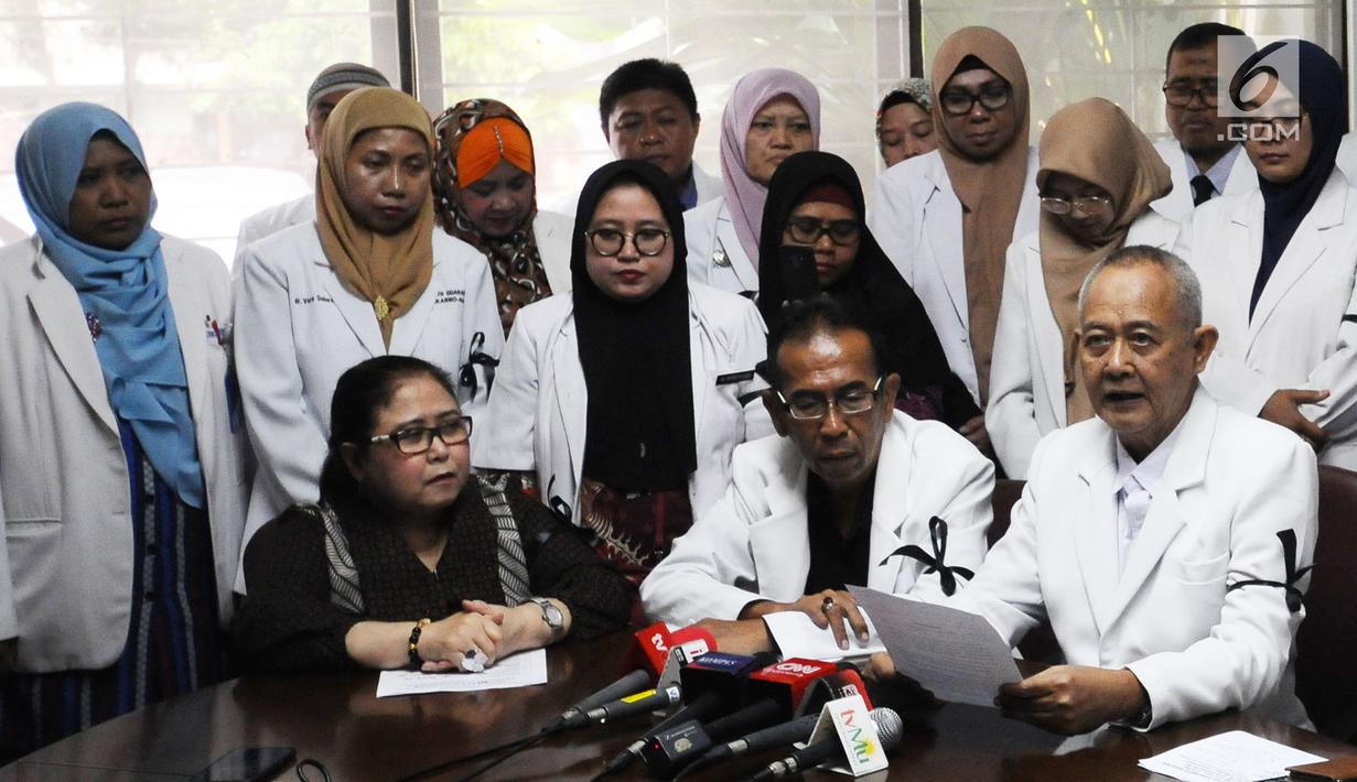 FOTO Banyak KPPS Meninggal Komunitas Dokter Minta Dibentuk TGPF