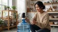 Tak Perlu Angkat Galon Lagi, Pompa Galon Elektrik Bikin Aktivitas Minum Lebih Praktis
