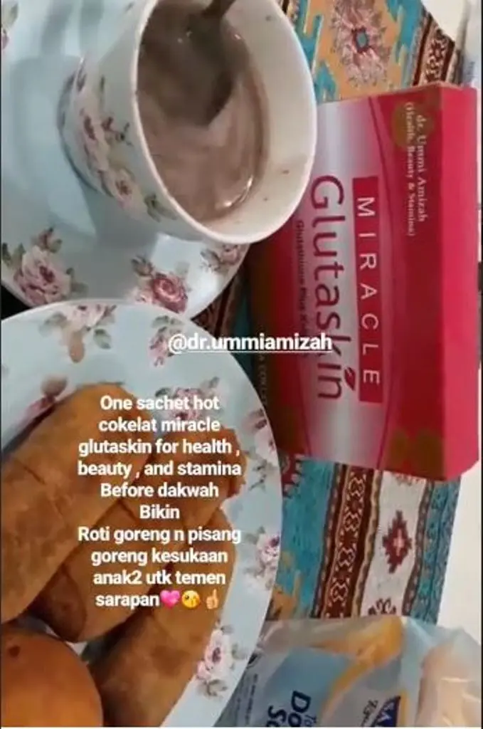 Ummi Pipik siapkan sarapan untuk anak-anak (Foto: Instagram)