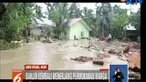 Personil TNI dari Koramil syamtaliran Aron terus bersiaga untuk membantu membersihkan puing-puing sisa banjir dan memperbaiki rumah warga.