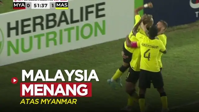 Berita video highlights laga Grup B Piala AFF 2022 antara Timnas Myanmar melawan Timnas Malaysia yang berakhir dengan skor 0-1, Rabu (21/12/2022) sore hari WIB.