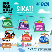 Big Bad Wolf Books Online Tokopedia Hadir Kembali./Copyright Tokopedia