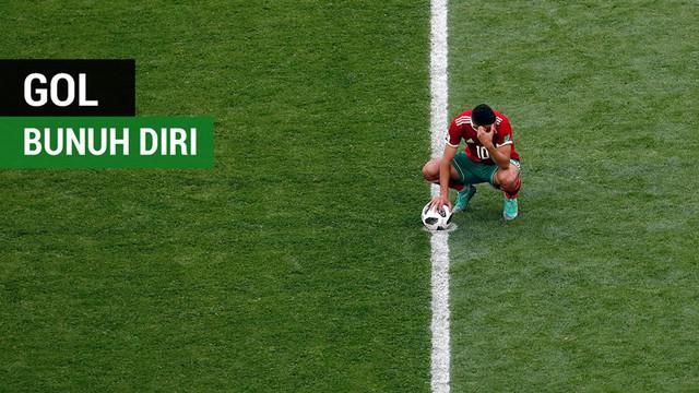 Berita video daftar pencetak gol bunuh diri pada matchday 1 Piala Dunia 2018.