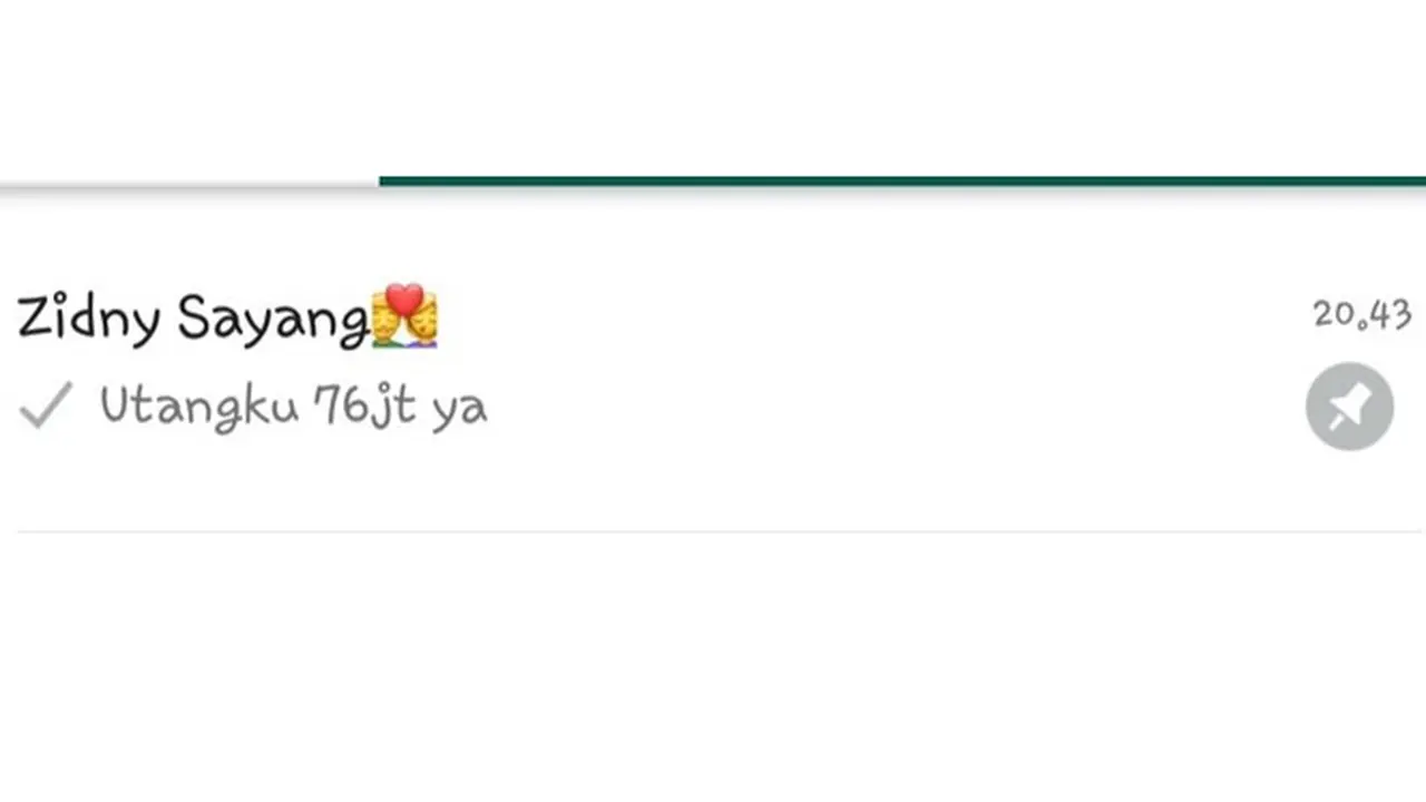 5 Chat Punya Utang ke Pacar Ini Bikin Tepuk Jidat