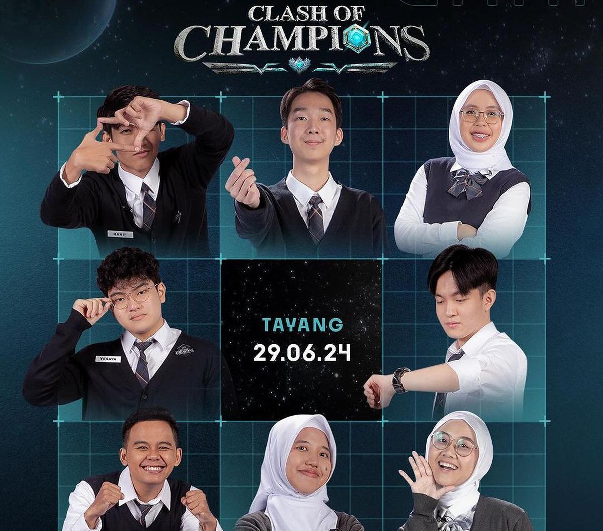 Berikut daftar nama peserta Clash of Champions Batch 1