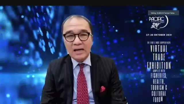 Duta Besar Indonesia untuk Selandia Baru, Tantowi Yahya dalam peluncuran acara Pacific Exposition 2.