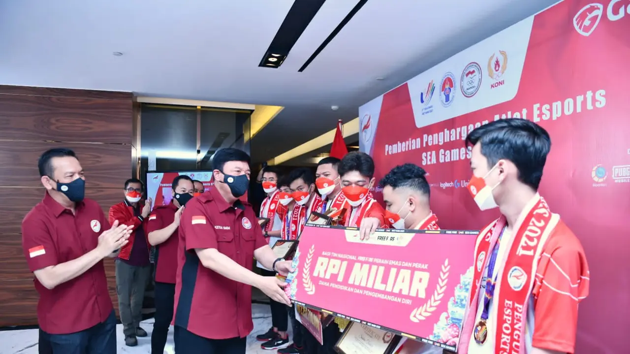 Bonus untuk atlet esports Indonesia di SEA Games 2021.