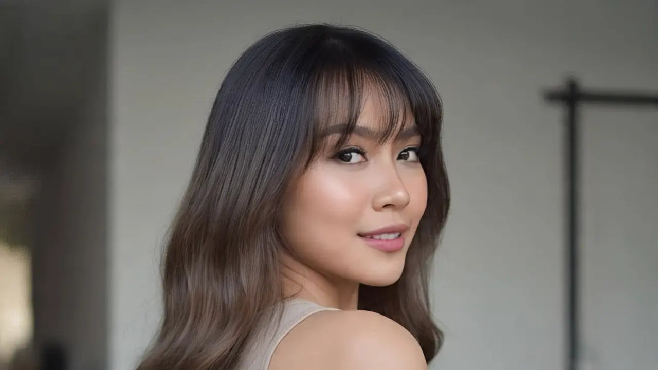 Model Rambut Panjang Layer ala Korea