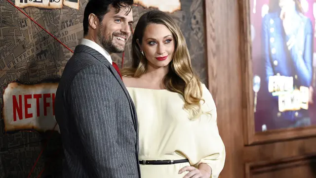Henry Cavill dan Natalie Viscuso (Foto: Evan Agostini/Invision/AP)