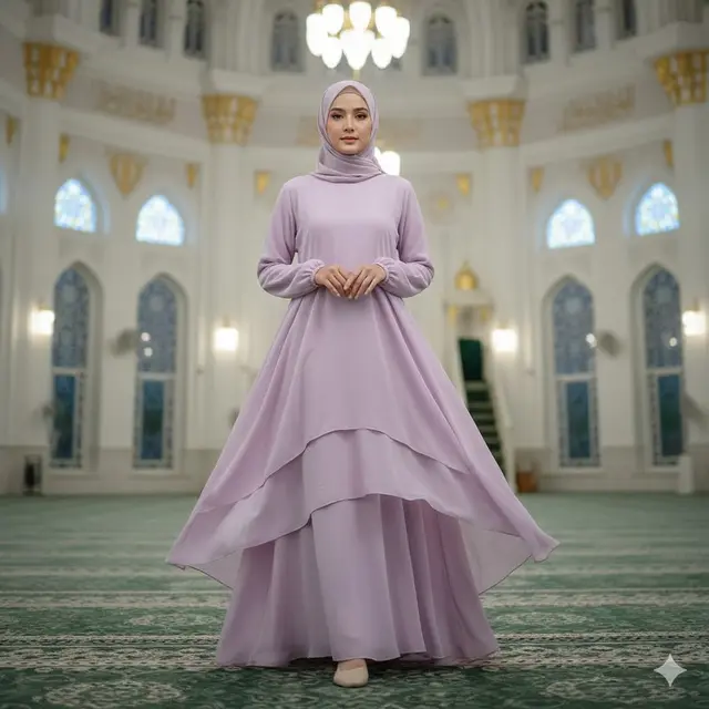 Model Gamis untuk Salat Tarawih