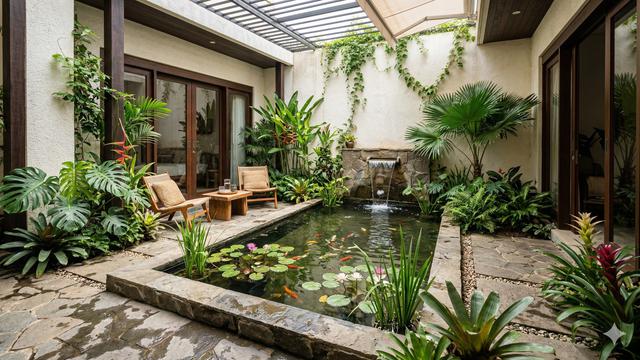 7 Inspirasi Rumah dengan Inner Courtyard Mini, Solusi Hunian Sejuk dan ...