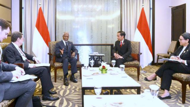 Jokowi dan Kofi Annan