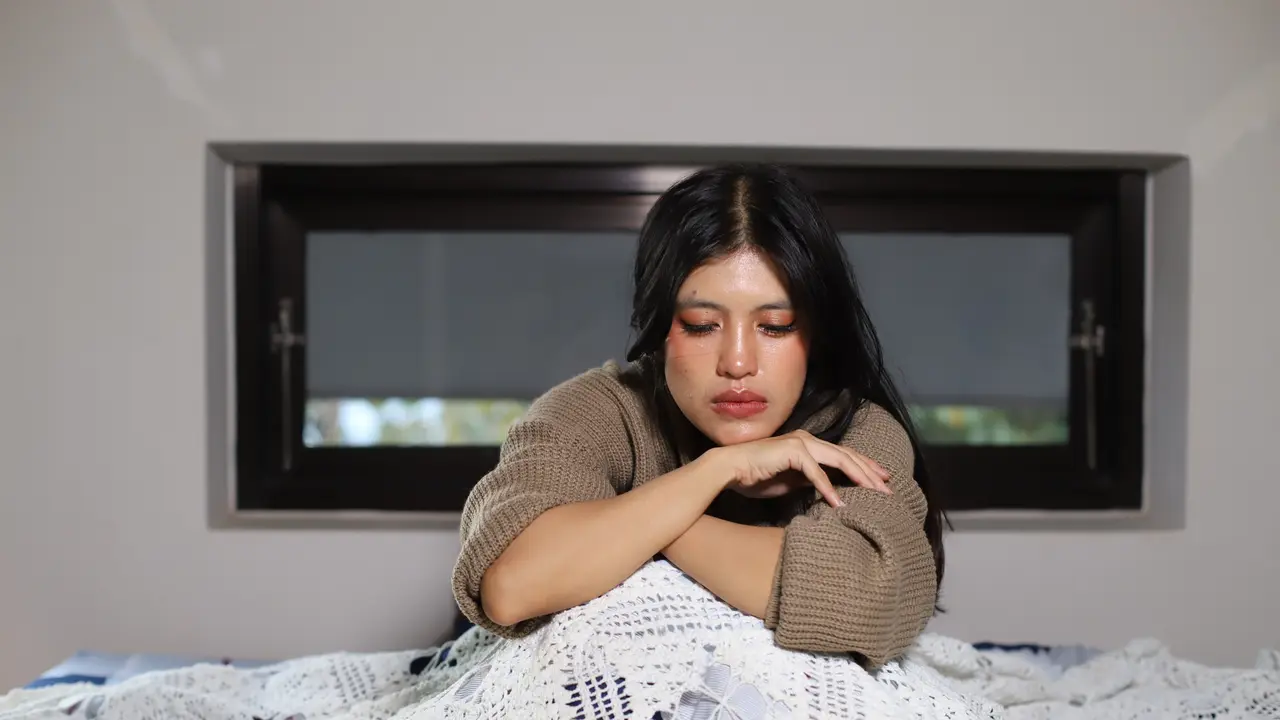 wanita musim hujan