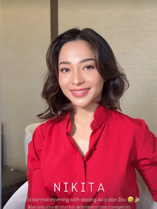 Model Rambut Terbaru Nikita Willy, Tampil Lebih Fresh dan Berkelas